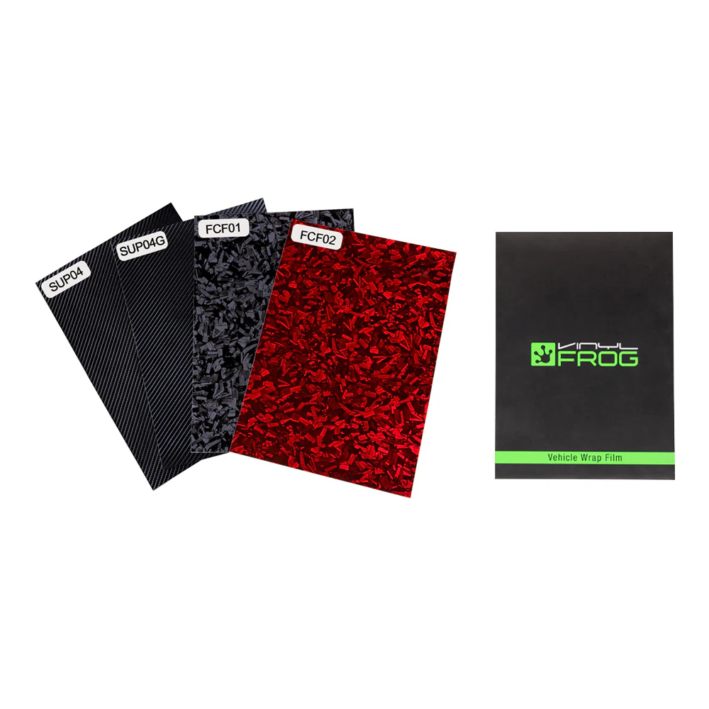 Carbon Fiber Vinyl Wraps A4 Samples - Image 4