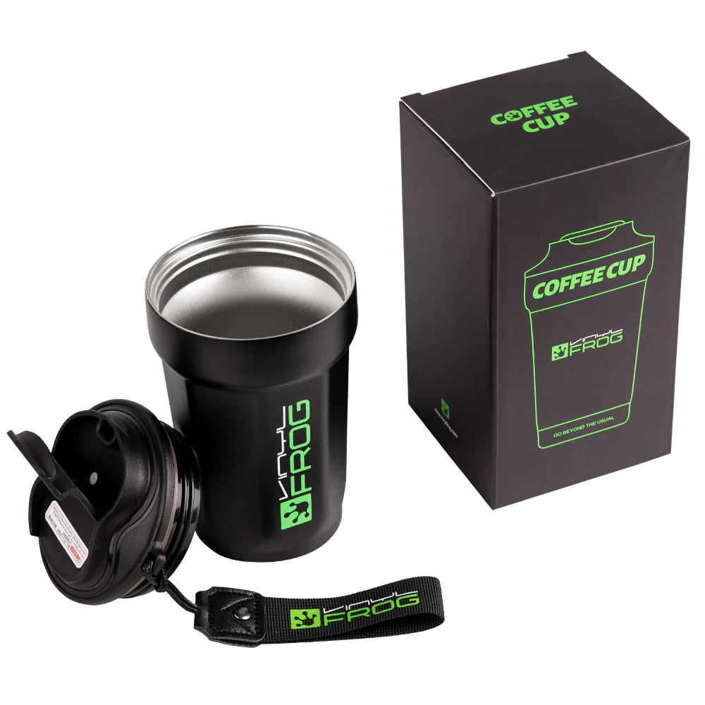 VinylFrog Insulated Stainless Steel Coffee Cup Double Wall Travel Tumbler for Outdoor - Image 6