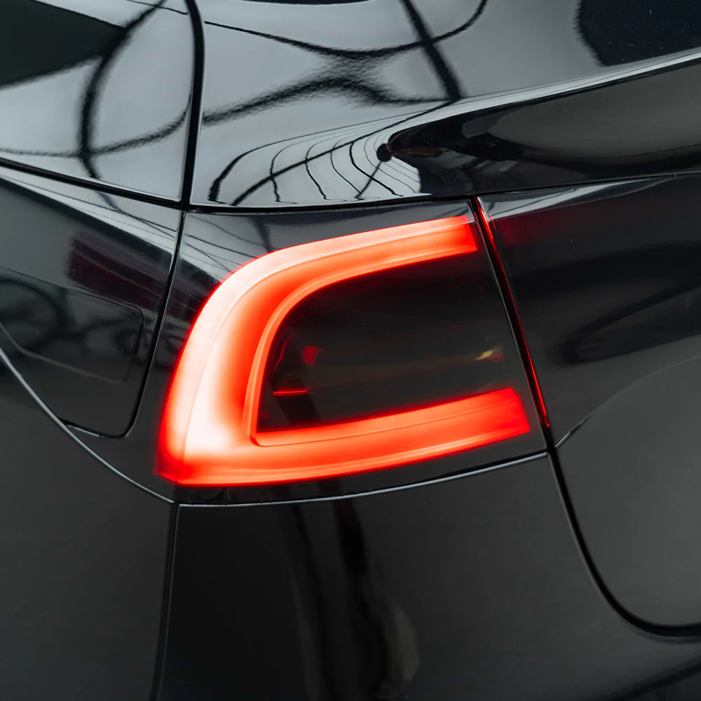 Gloss Black Taillight Film with Air Channel Paper Liner - Image 4