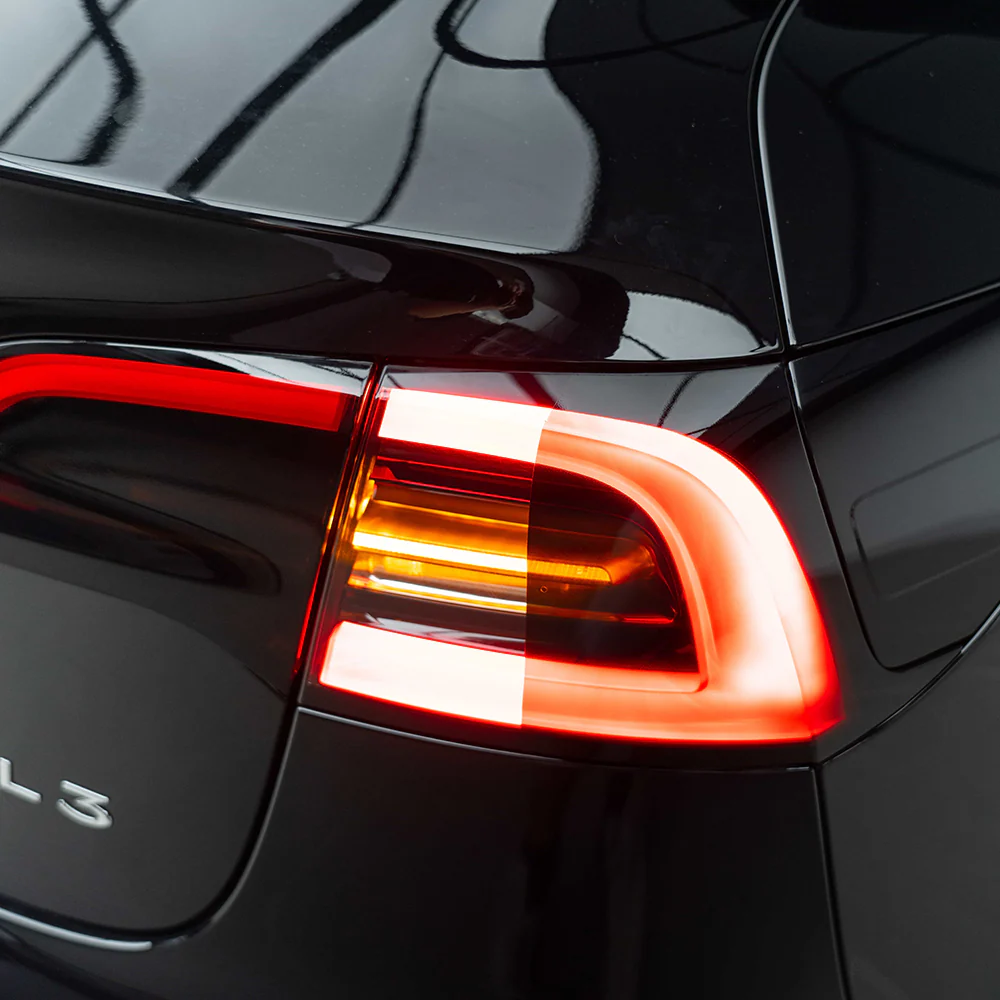 Gloss Black Taillight Film with Air Channel Paper Liner - Image 5