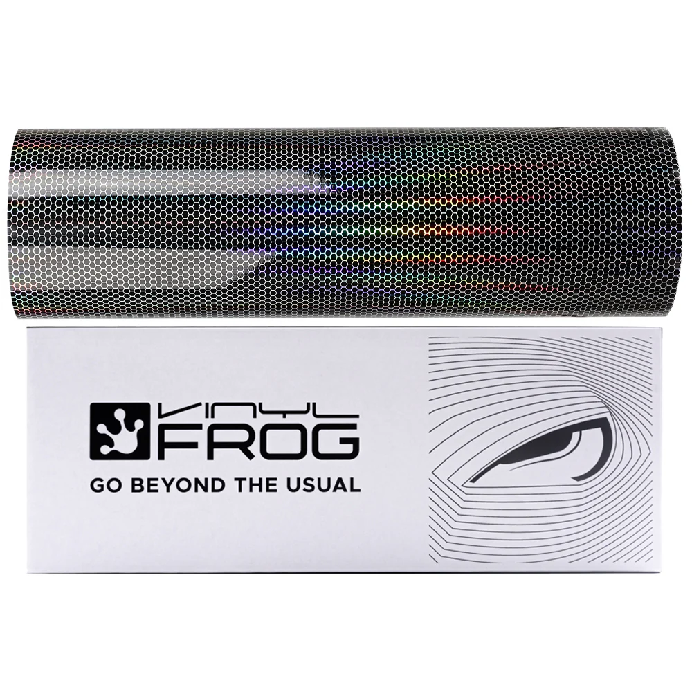 Black Honeycomb Holographic Taillight Tint Film - Image 11