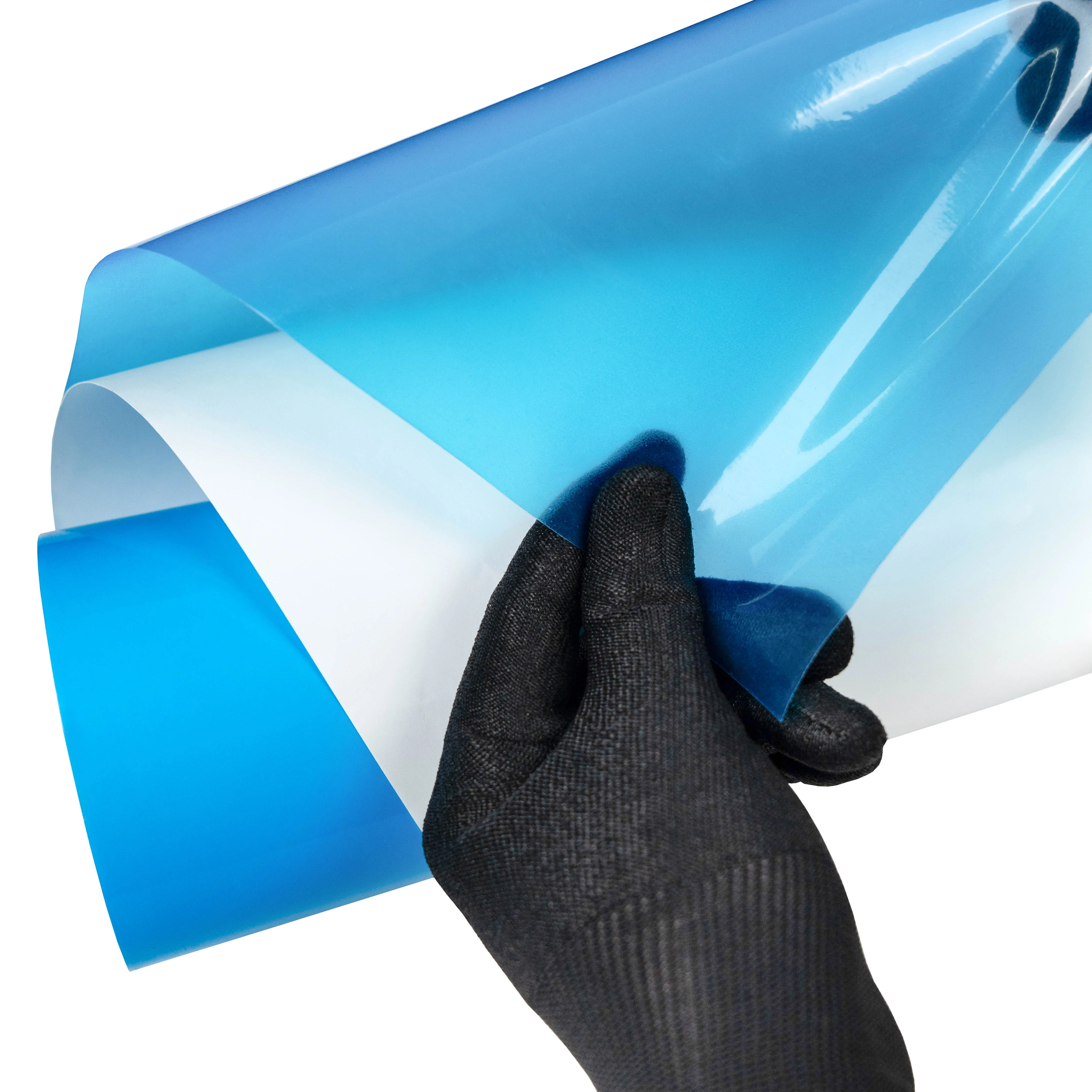 Deep Blue Headlight Film With Air Channel Paper Liner - Image 10