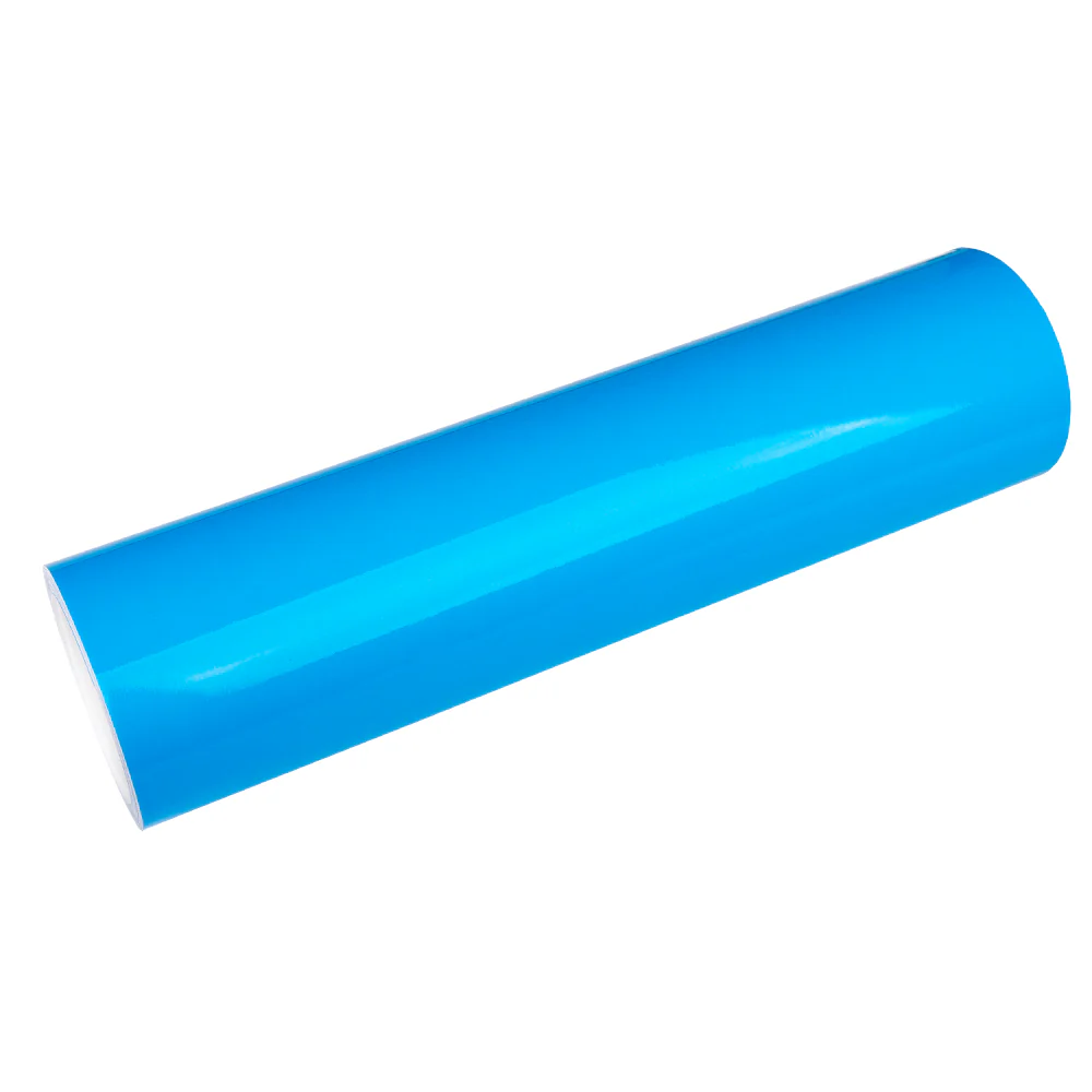 Deep Blue Headlight Film With Air Channel Paper Liner - Image 12