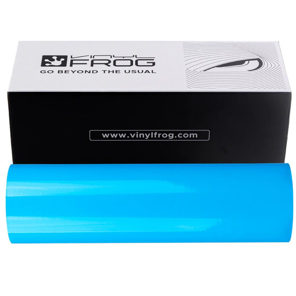 Deep Blue Headlight Film With Air Channel Paper Liner - Image 21