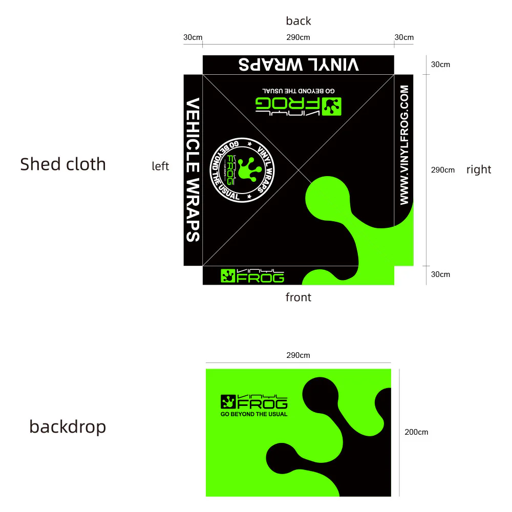 VinylFrog Portable Exhibition Custom Booth Tent - Image 3