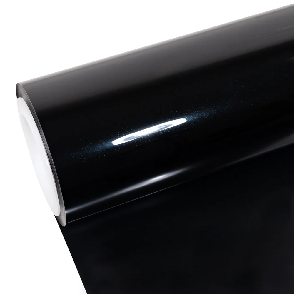 Glossy Metallic Glitter Black Blue Color PPF (Paint Protection Film) - Image 10