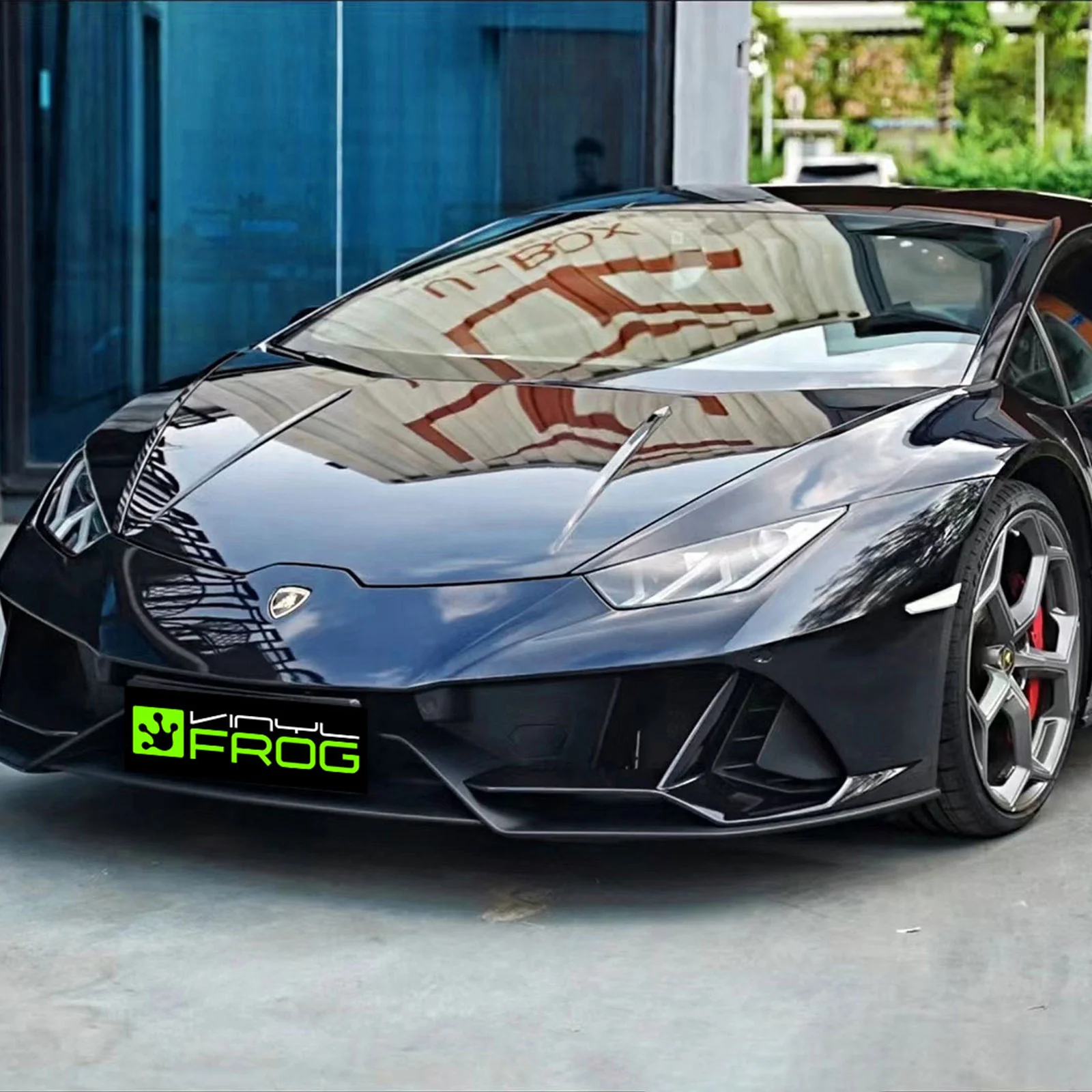 Glossy Metallic Glitter Black Blue Color PPF (Paint Protection Film) - Image 3