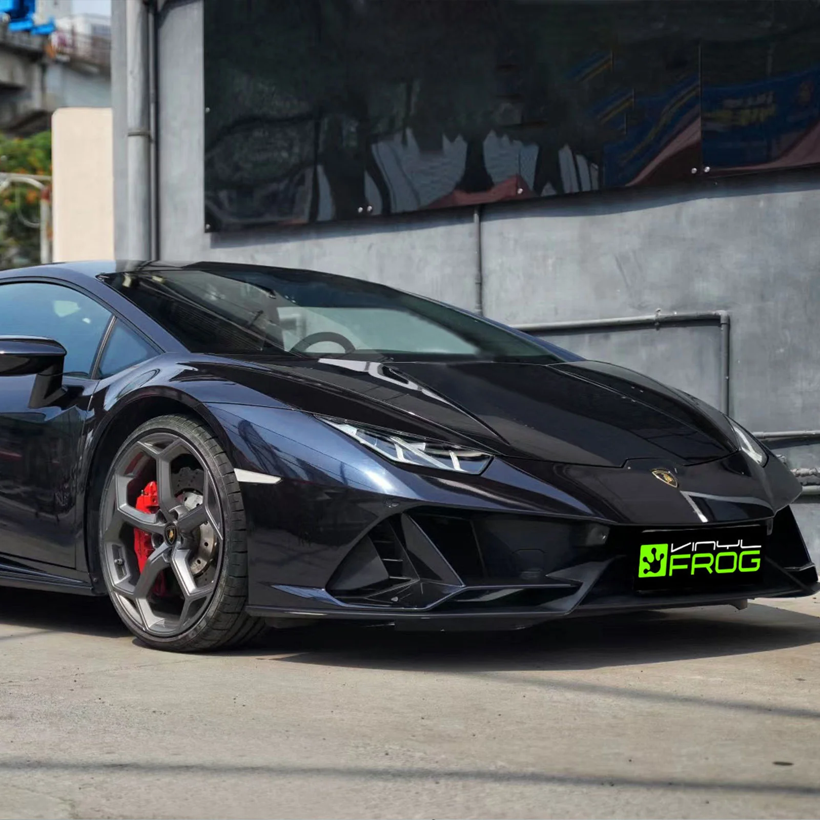 Glossy Metallic Glitter Black Blue Color PPF (Paint Protection Film) - Image 4