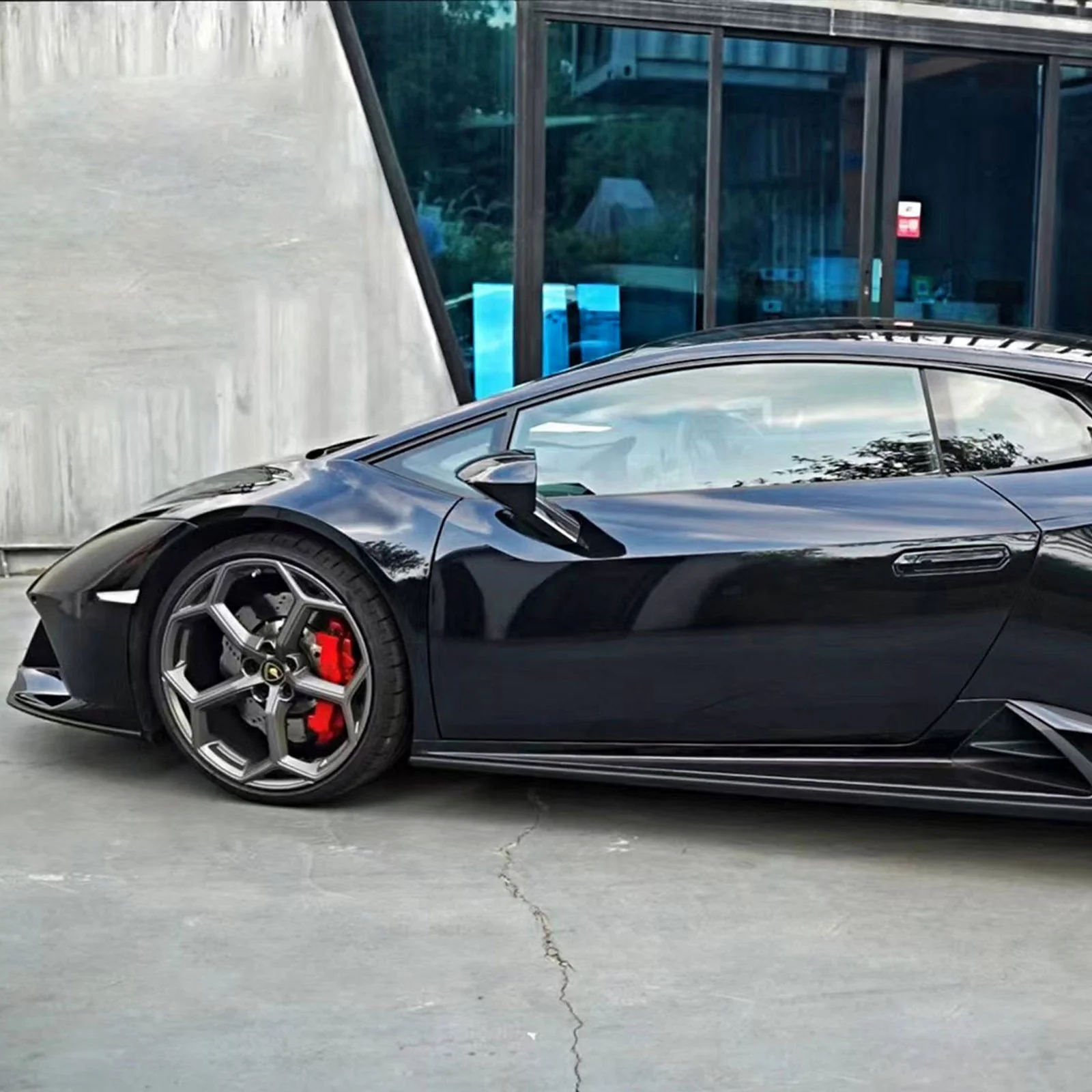 Glossy Metallic Glitter Black Blue Color PPF (Paint Protection Film) - Image 5