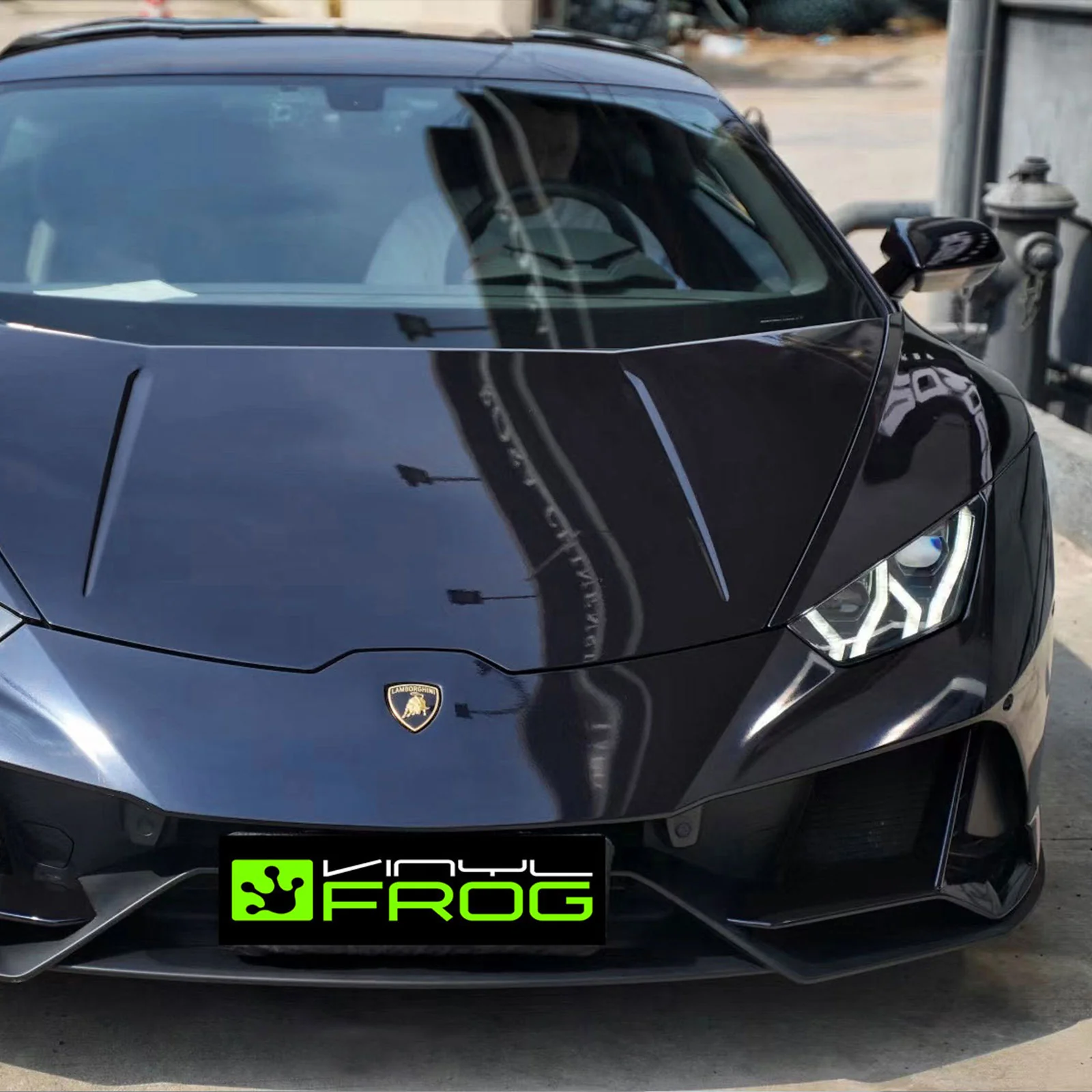 Glossy Metallic Glitter Black Blue Color PPF (Paint Protection Film) - Image 6