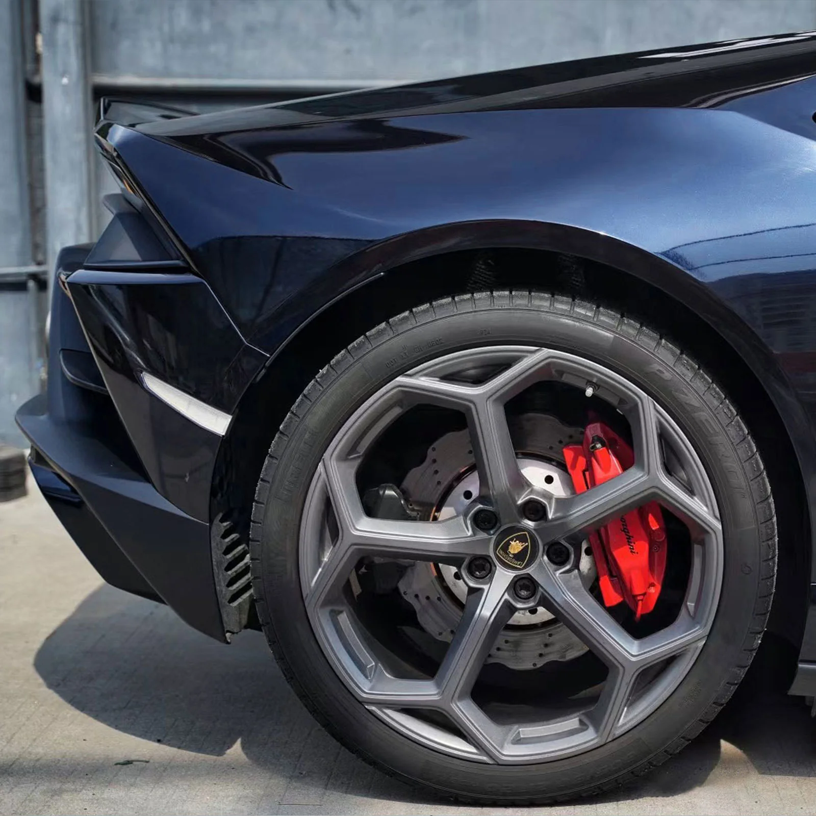 Glossy Metallic Glitter Black Blue Color PPF (Paint Protection Film) - Image 7