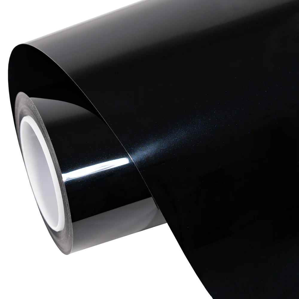 Glossy Metallic Glitter Black Blue Color PPF (Paint Protection Film) - Image 9