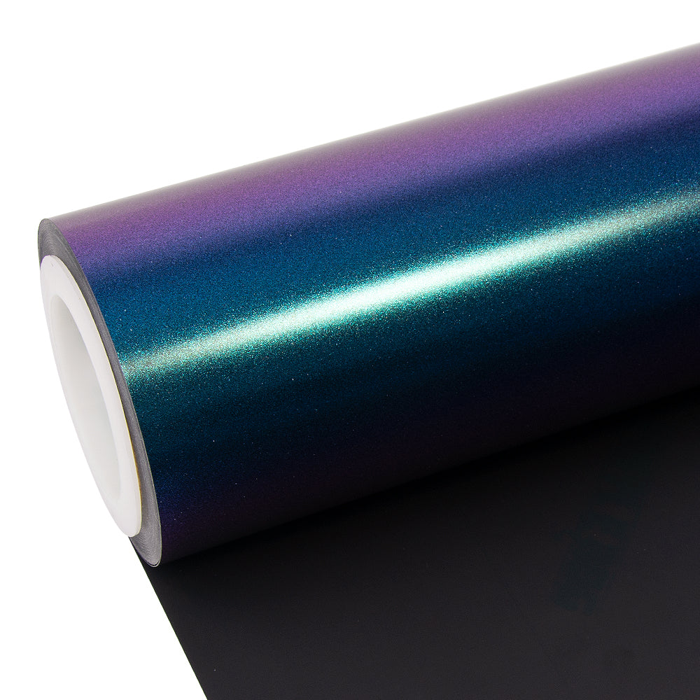 Glitter Metallic Diamond Purple Blue Vinyl Wrap - Image 6