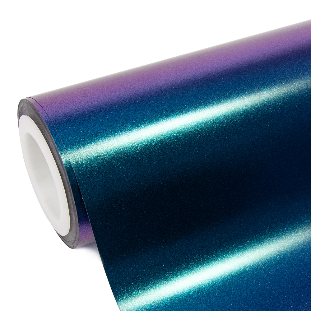 Glitter Metallic Diamond Purple Blue Vinyl Wrap - Image 7