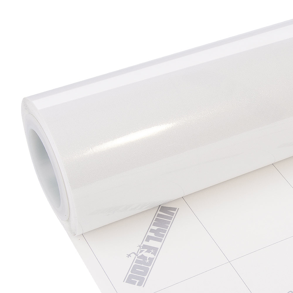 Glitter Metallic Diamond White Vinyl Wrap - Image 7
