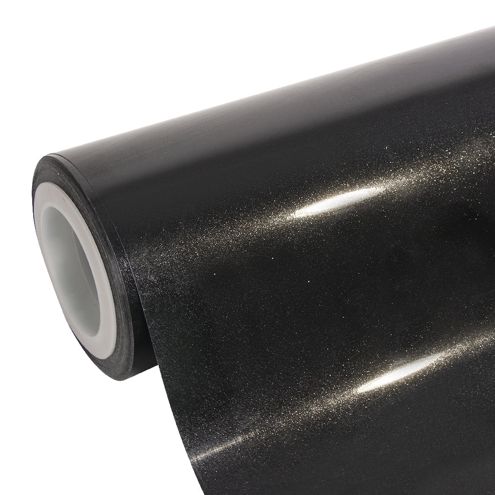 Glitter Metallic Glitter Black Vinyl Wrap - Image 4