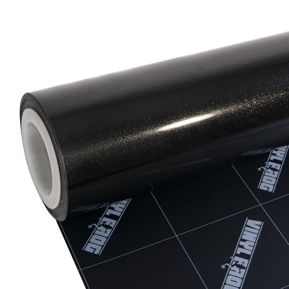 Glitter Metallic Glitter Black Vinyl Wrap - Image 6