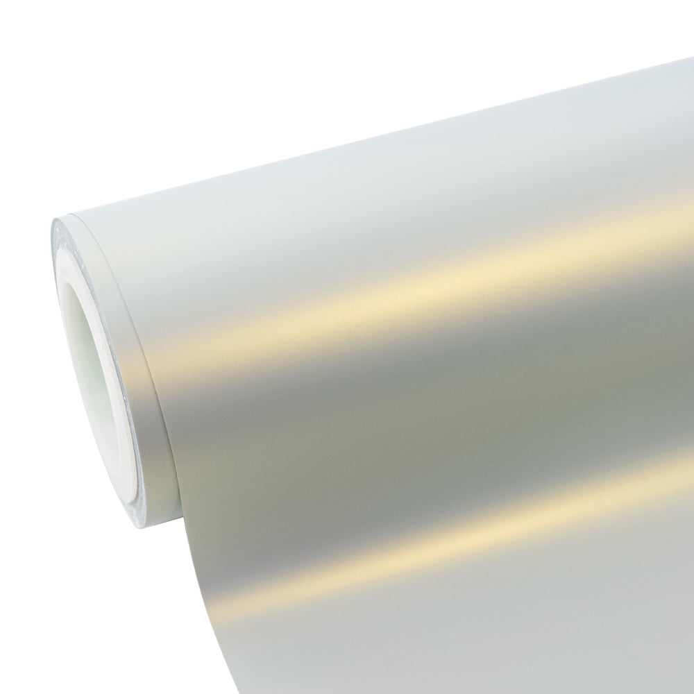 Glitter Metallic Pearl Blue Gold Vinyl Wrap - Image 9