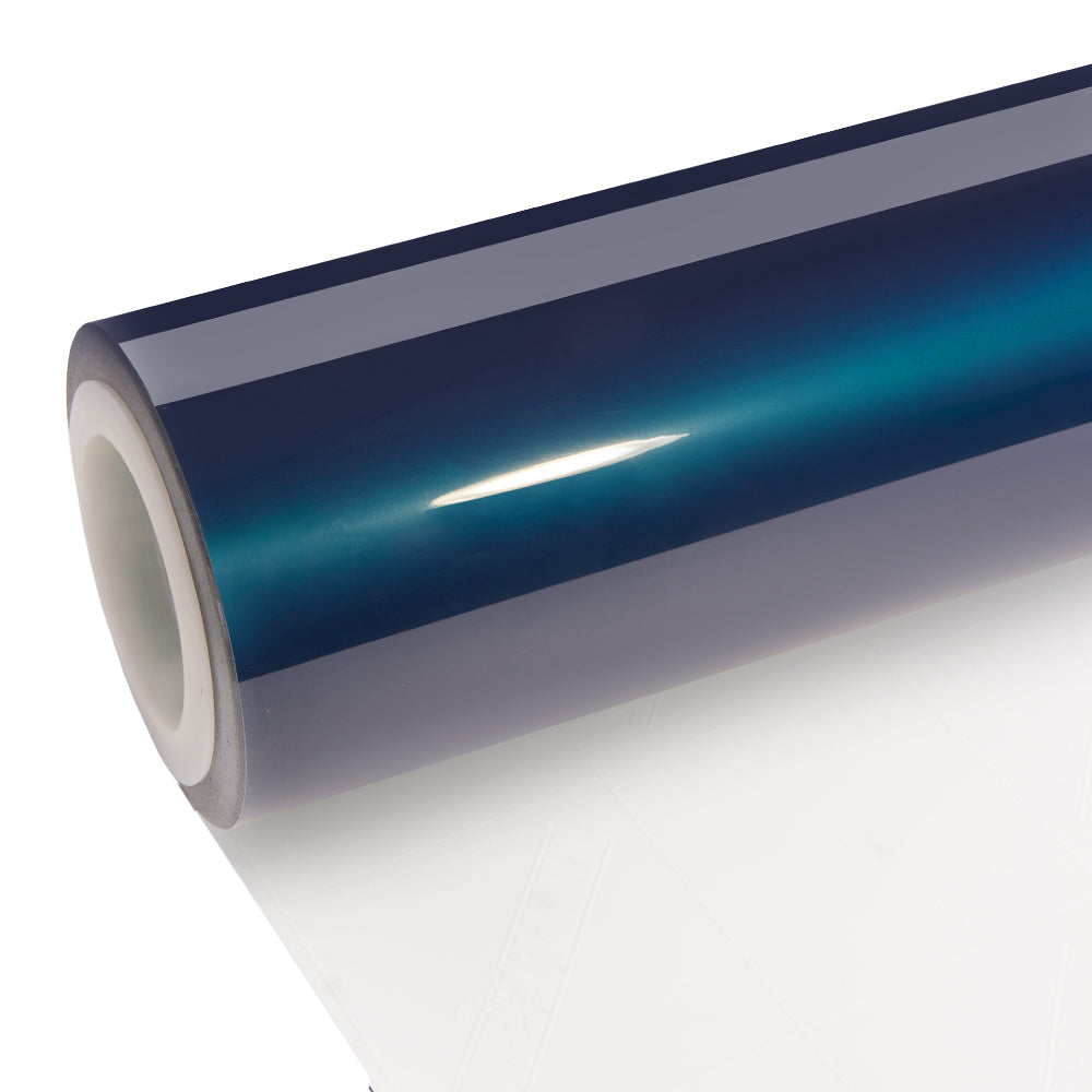 Glossy Metallic Beacon Blue Vinyl Wrap - Image 10