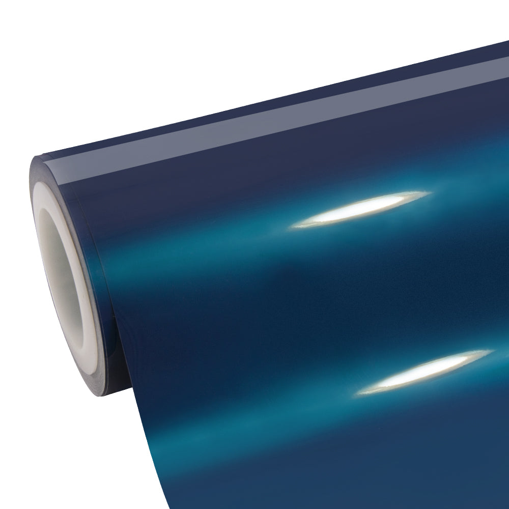 Glossy Metallic Beacon Blue Vinyl Wrap - Image 11