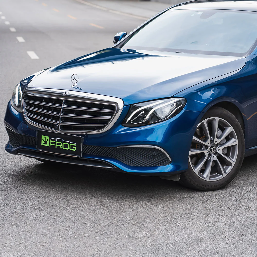 Glossy Metallic Beacon Blue Vinyl Wrap - Image 5