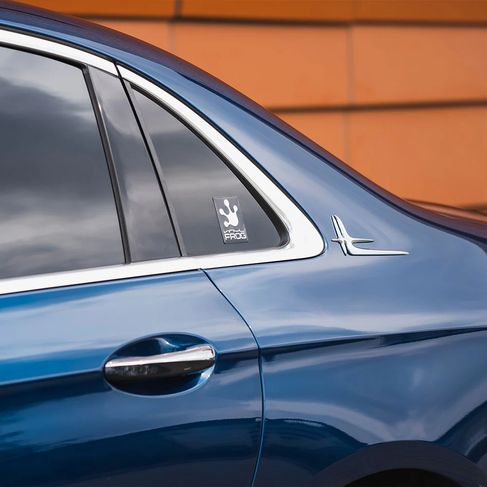 Glossy Metallic Beacon Blue Vinyl Wrap - Image 8