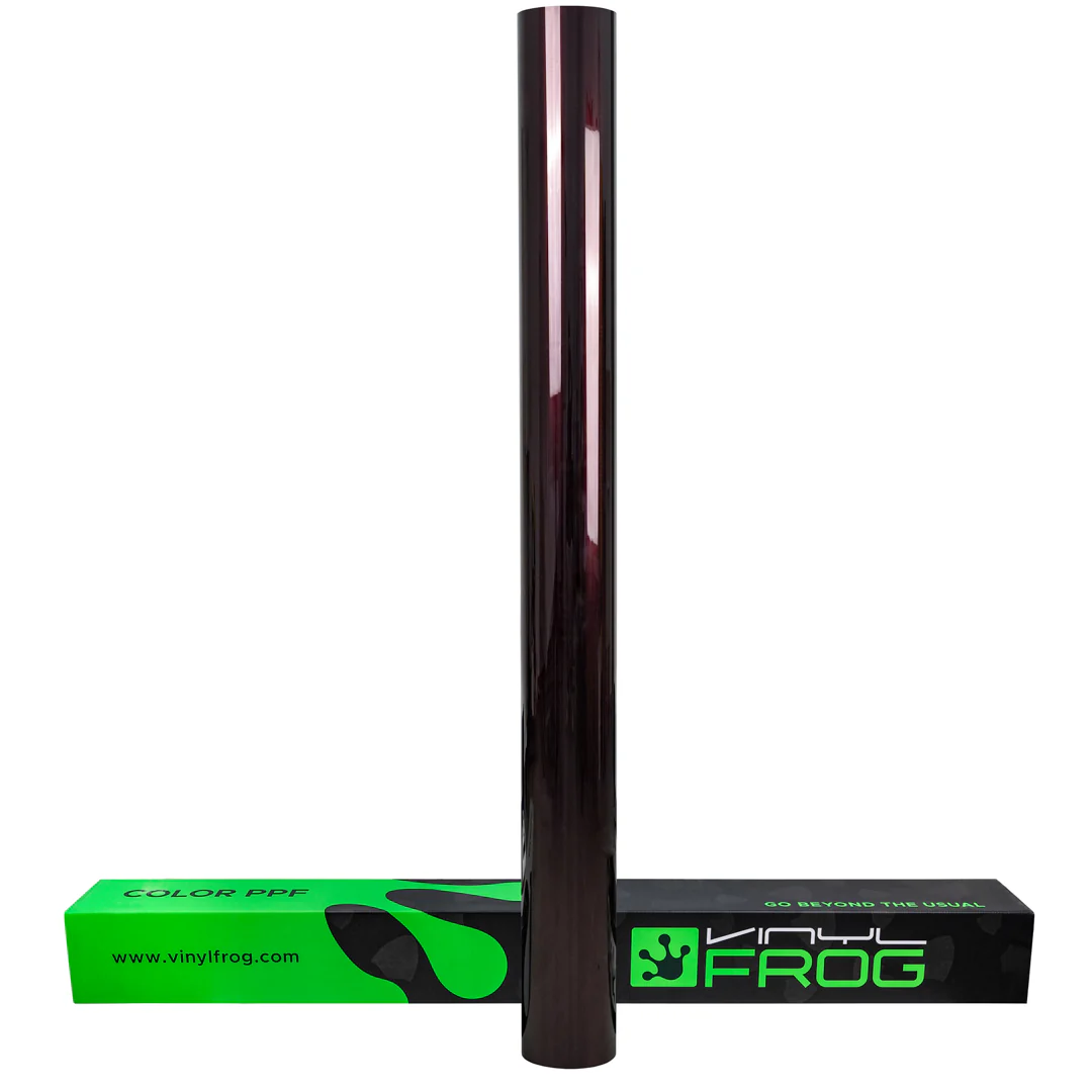 Glossy Metallic Black Rose Color PPF (Wet Application) - Image 11