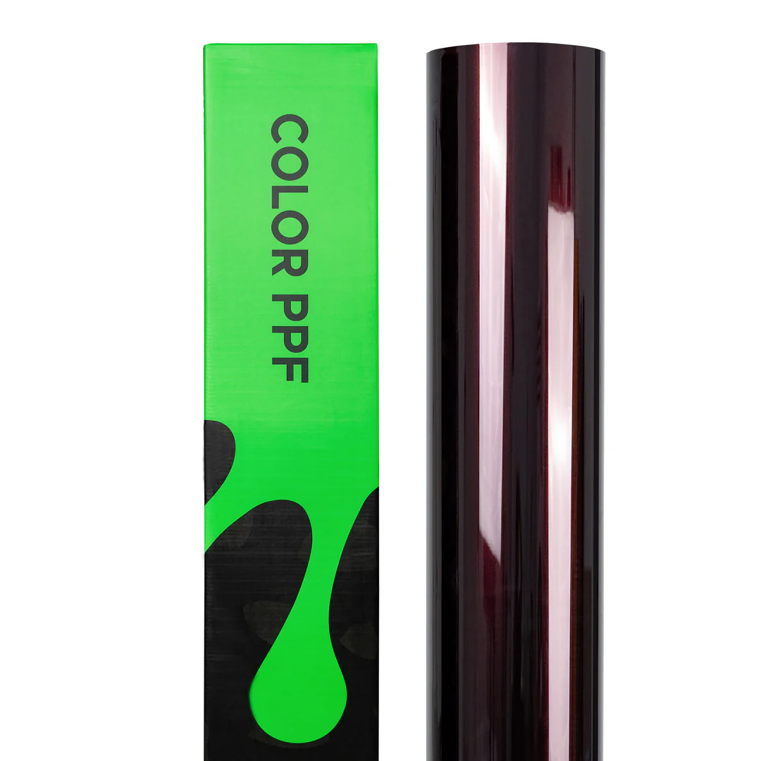 Glossy Metallic Black Rose Color PPF (Wet Application) - Image 12