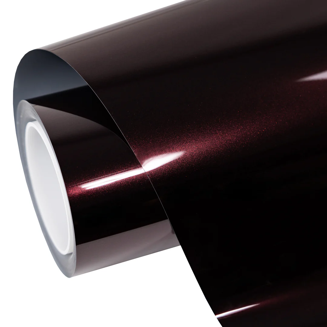 Glossy Metallic Black Rose Color PPF (Wet Application) - Image 8
