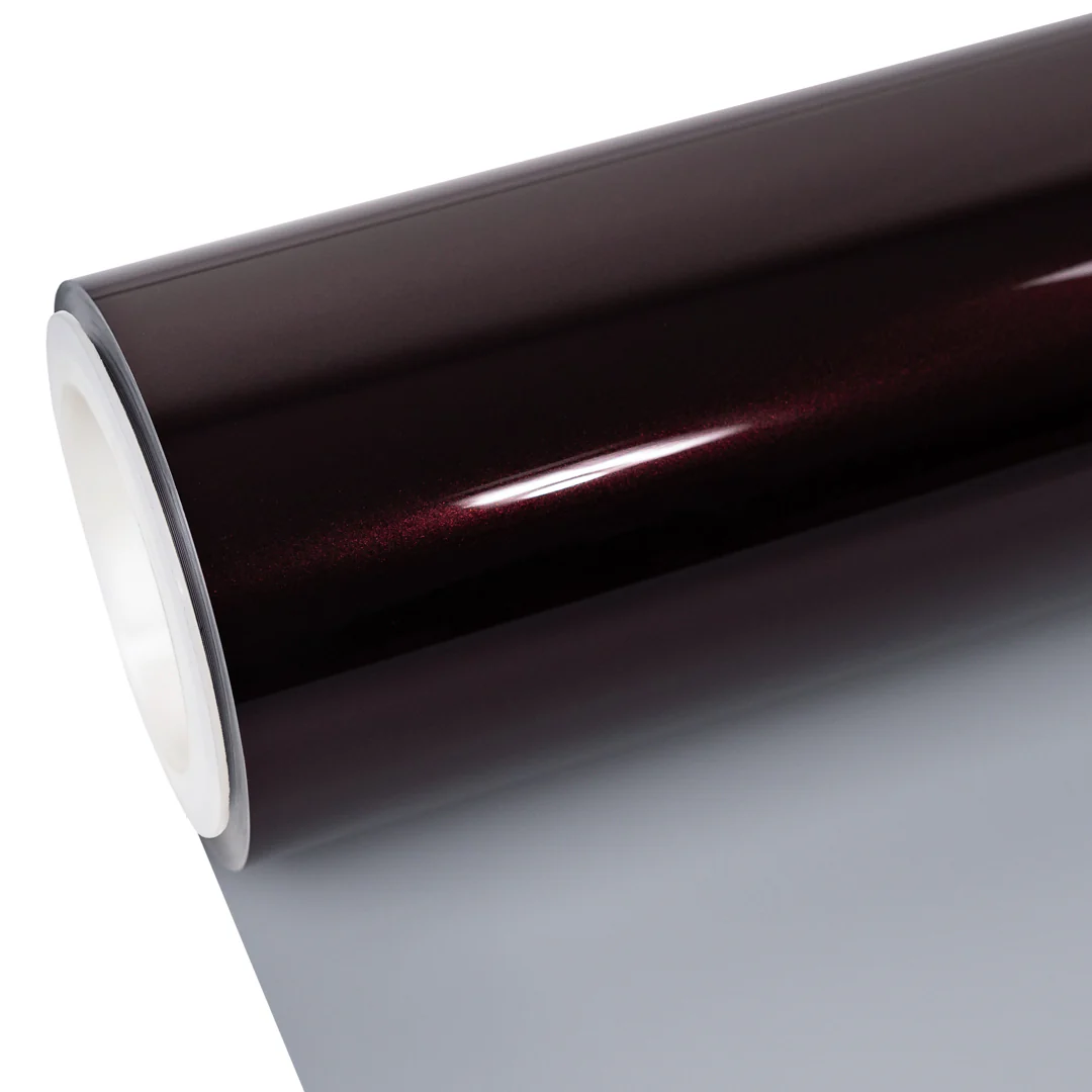 Glossy Metallic Black Rose Color PPF (Wet Application) - Image 9