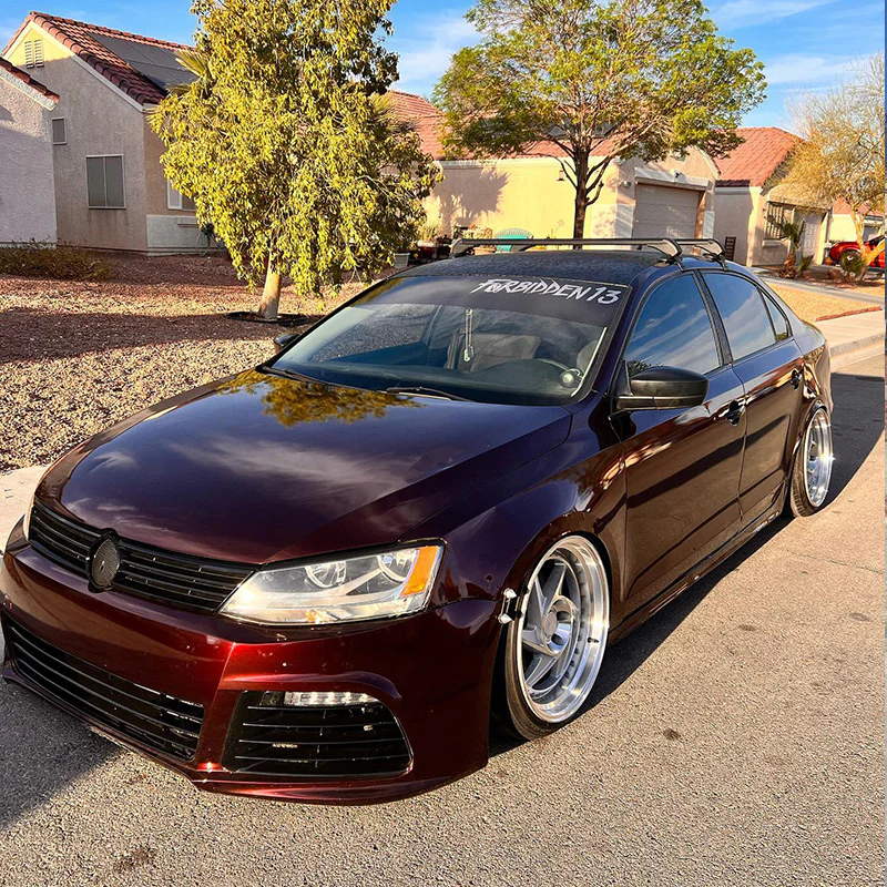 Glossy Metallic Black Rose Vinyl Wrap - Image 3