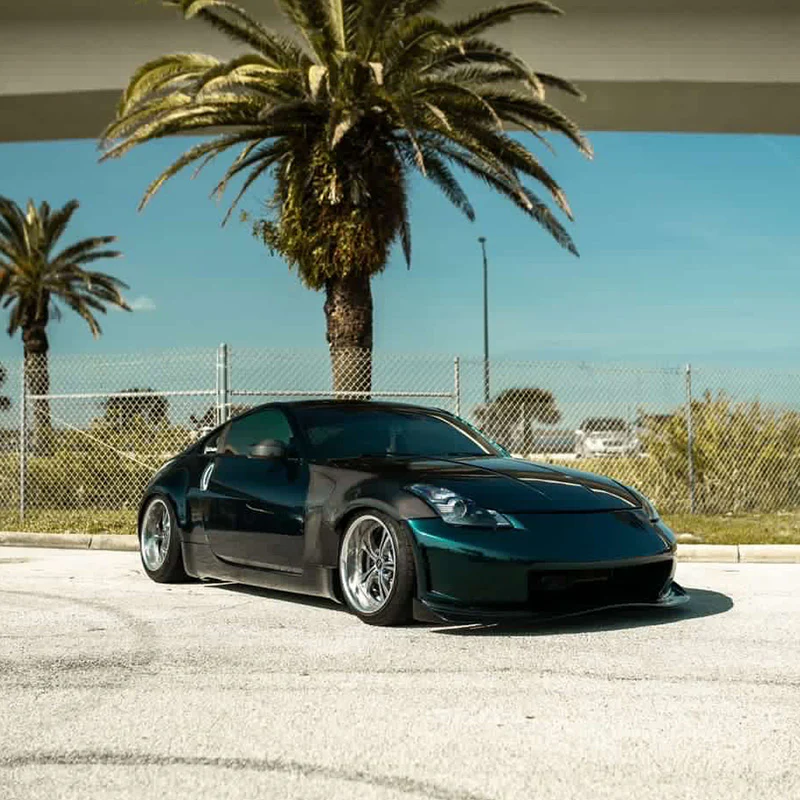Glossy Metallic British Racing Green Vinyl Wrap - Image 3