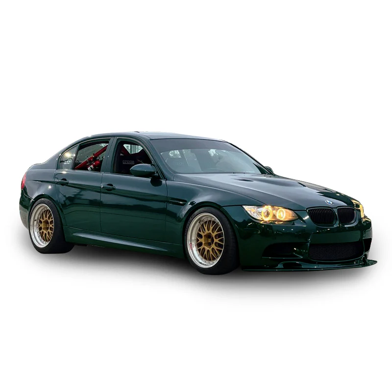 Glossy Metallic British Racing Green Vinyl Wrap - Image 6