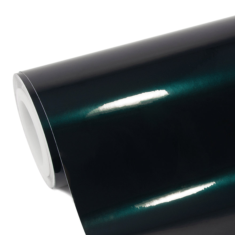 Glossy Metallic British Racing Green Vinyl Wrap - Image 8