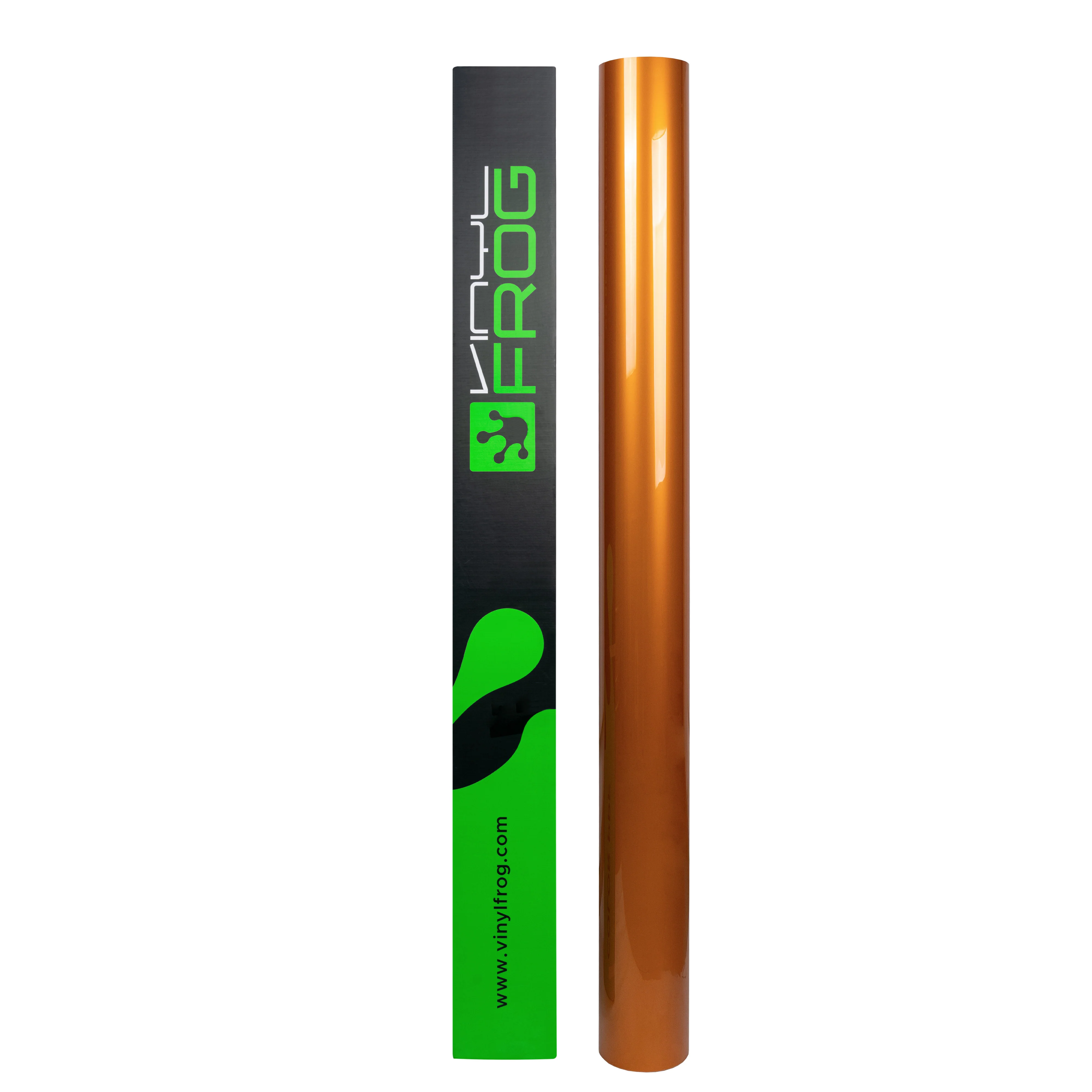 Glossy Metallic Bronze Orange Vinyl Wrap - Image 12