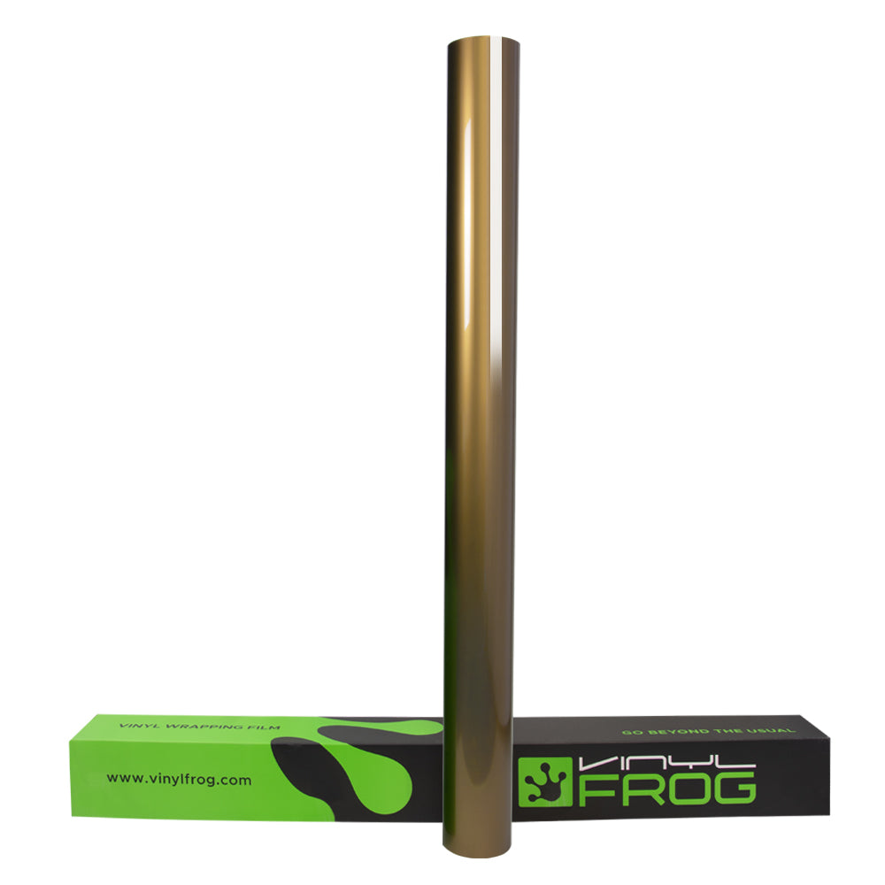 Glossy Metallic Champagne Gold Vinyl Wrap - Image 10