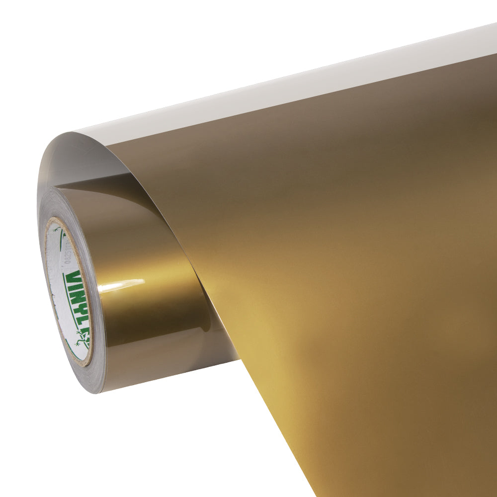 Glossy Metallic Champagne Gold Vinyl Wrap - Image 9