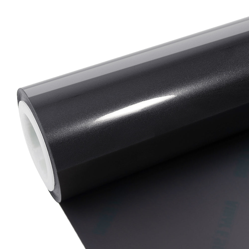 Glossy Metallic Coal Ash Vinyl Wrap - Image 6