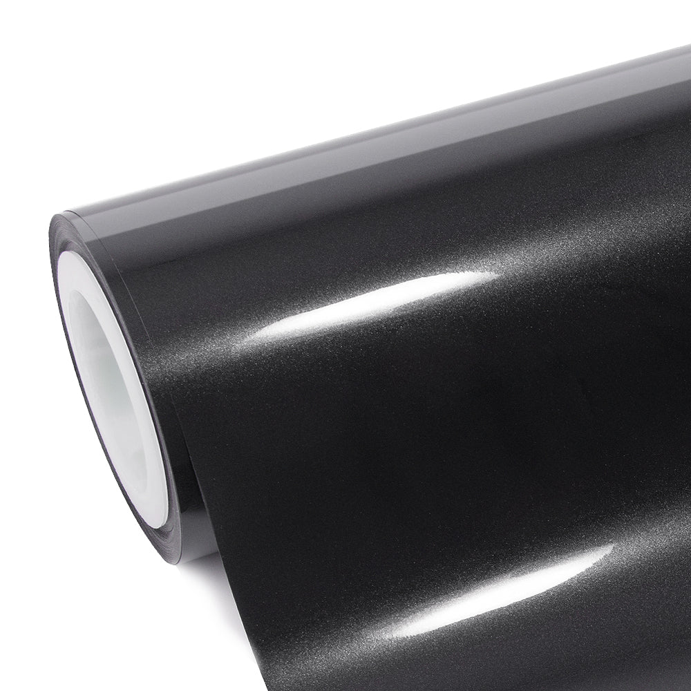 Glossy Metallic Coal Ash Vinyl Wrap - Image 7