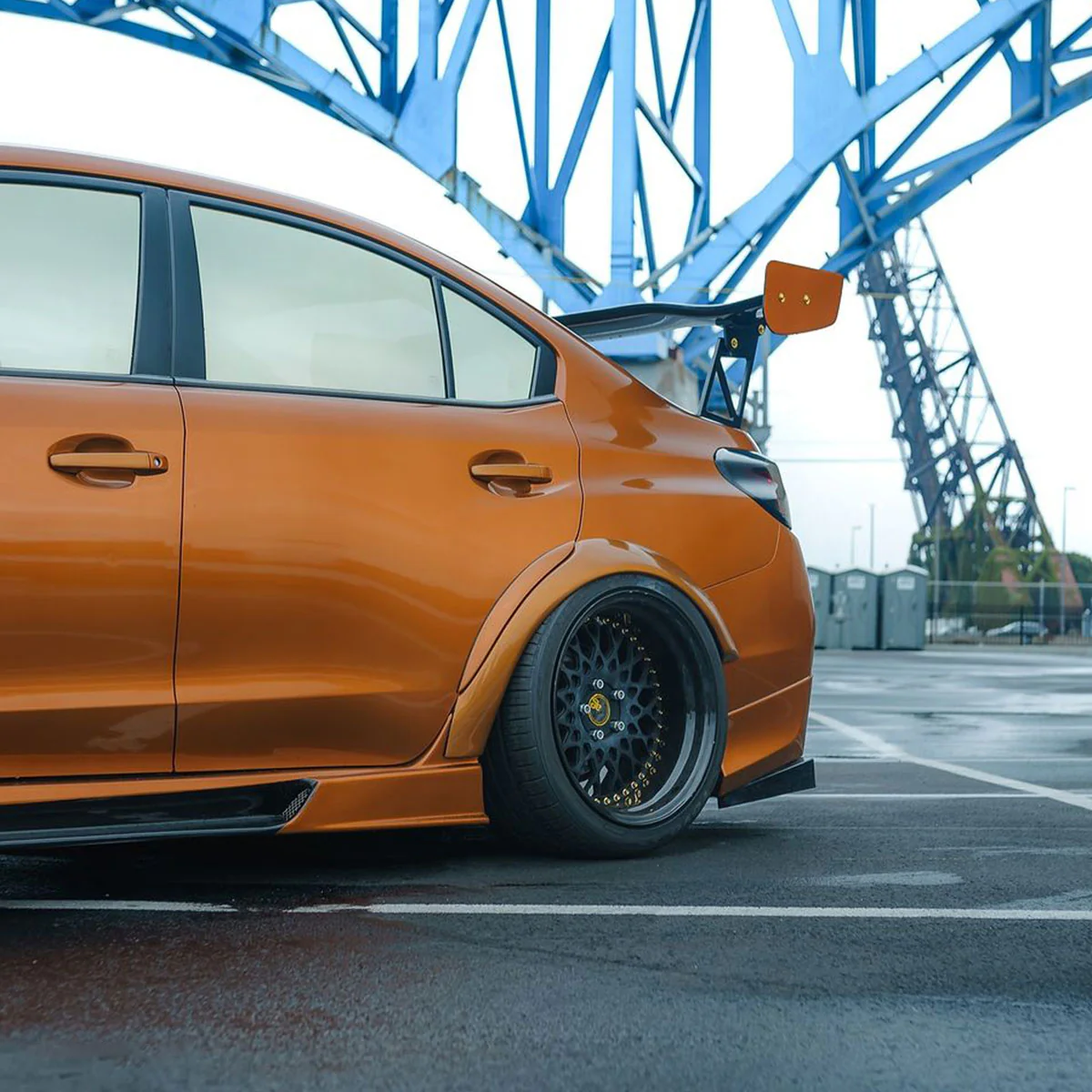 Glossy Metallic Copper Vinyl Wrap - Image 4