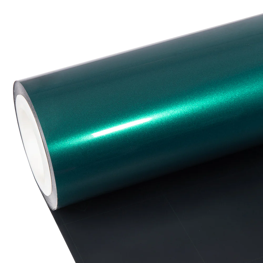 Glossy Metallic Deep Sea Green Vinyl Wrap - Image 14
