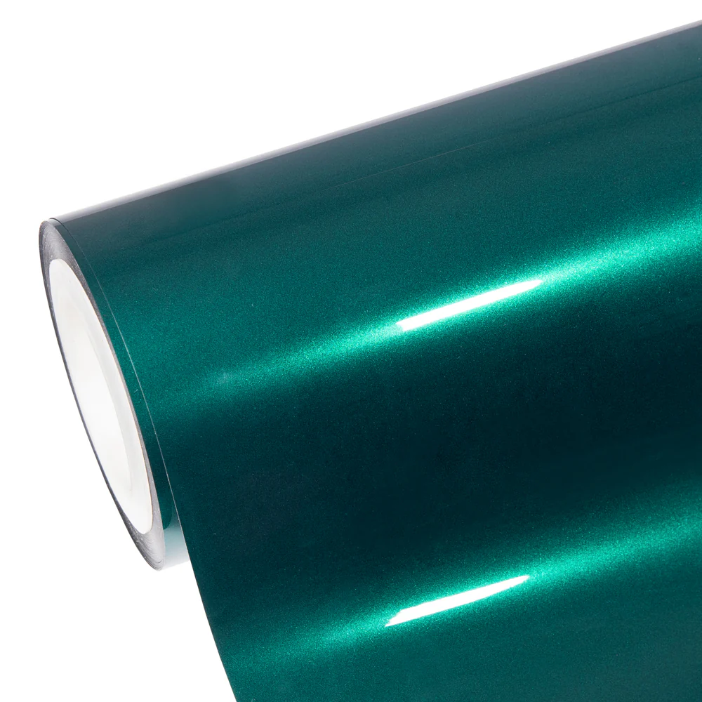 Glossy Metallic Deep Sea Green Vinyl Wrap - Image 15