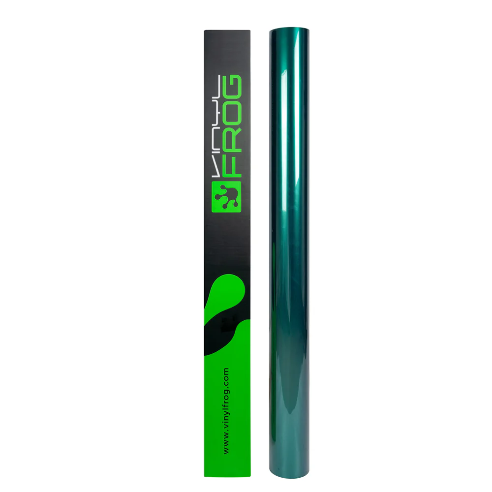 Glossy Metallic Deep Sea Green Vinyl Wrap - Image 16