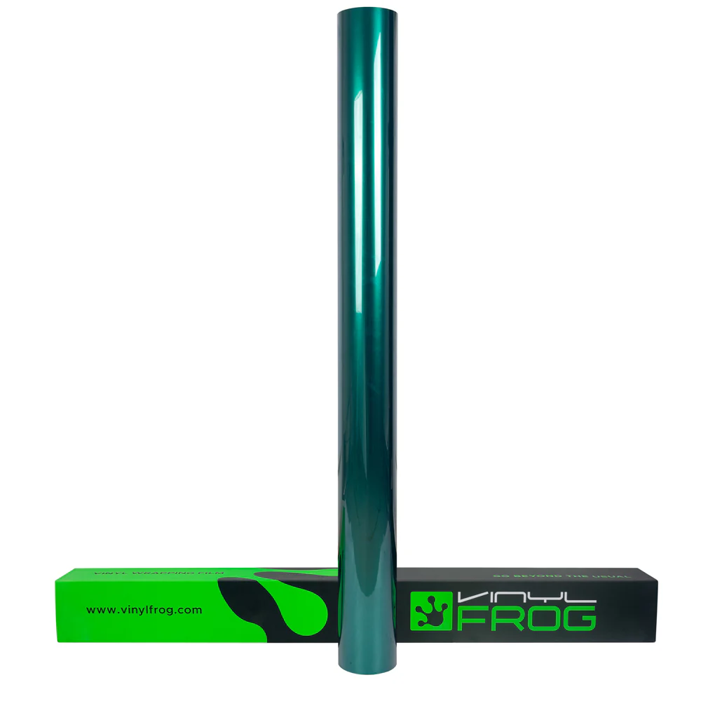 Glossy Metallic Deep Sea Green Vinyl Wrap - Image 18