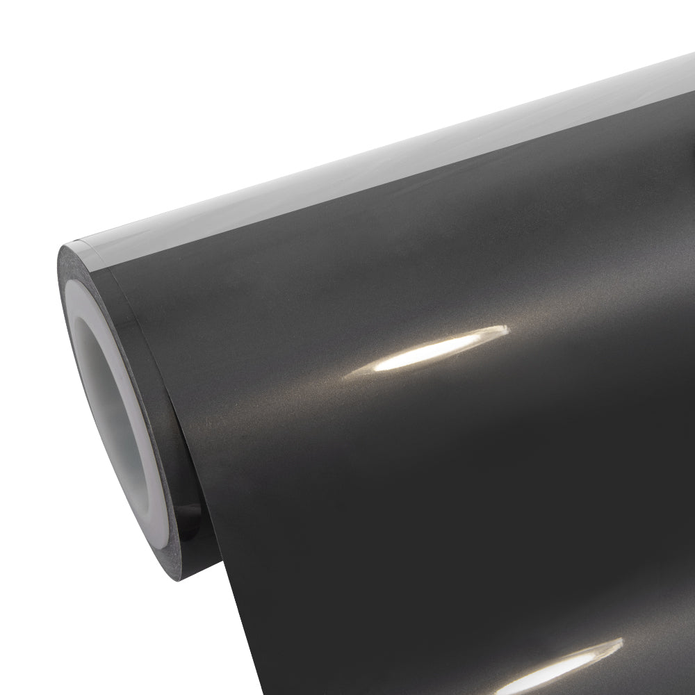 Glossy Metallic Dim Gray Vinyl Wrap - Image 6