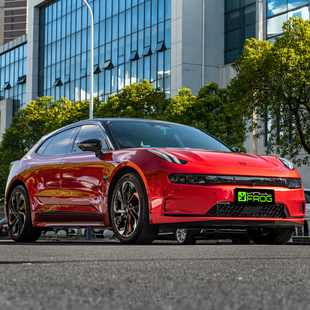 Glossy Metallic Dragon Blood Vinyl Wrap - Image 2