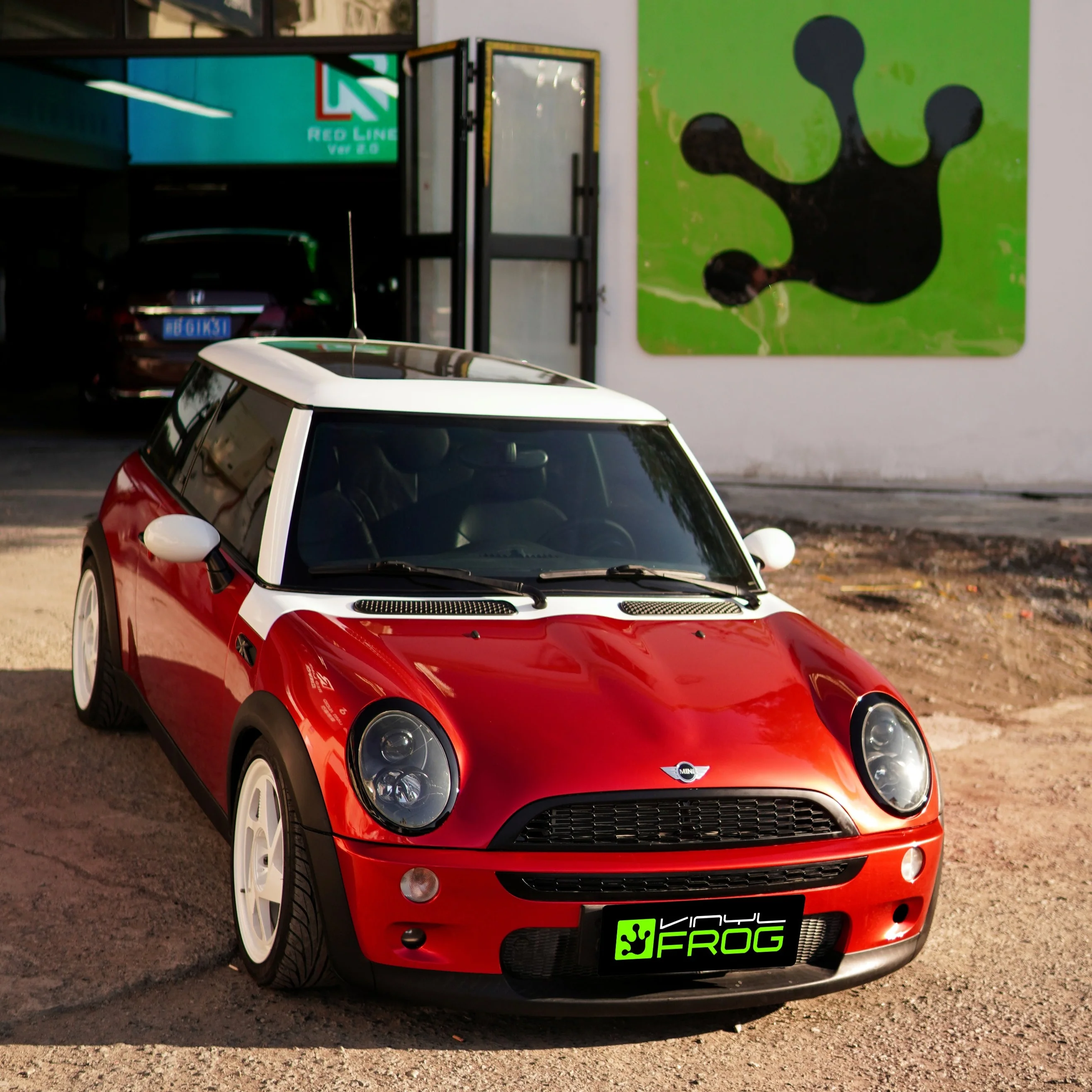 Glossy Metallic Dragon Blood Vinyl Wrap - Image 6