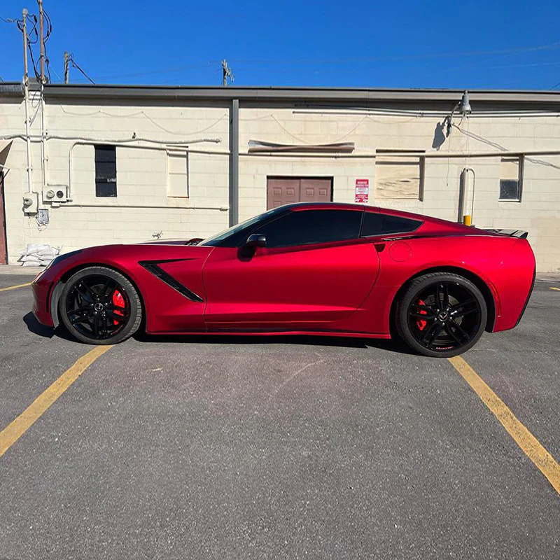 Glossy Metallic Dragon Blood Vinyl Wrap - Image 8
