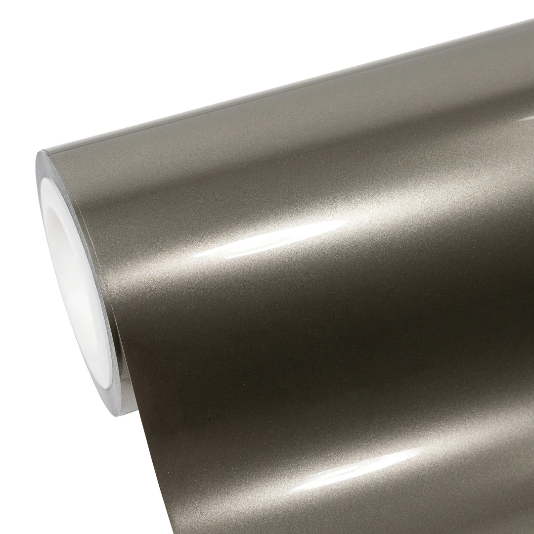 Glossy Metallic Glitter Champagne Vinyl Wrap - Image 9
