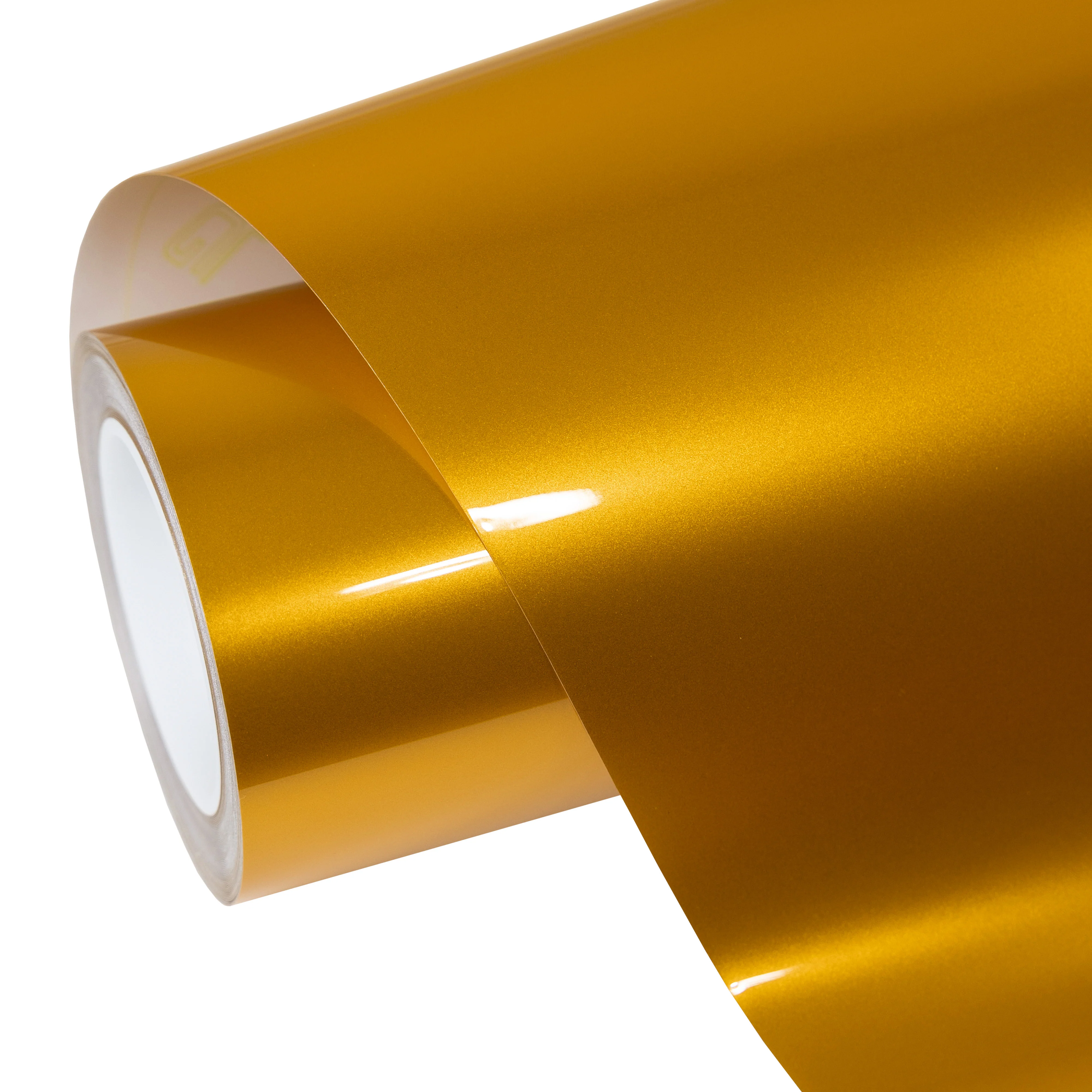 Glossy Metallic Gold Vinyl Wrap - Image 10